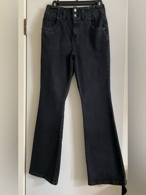 Lee Black High-Rise Flare Jeans